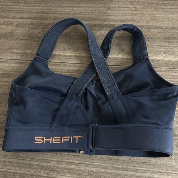 SHEFIT Flex Navy High Intensity Sports Bra - Picture 4 of 7